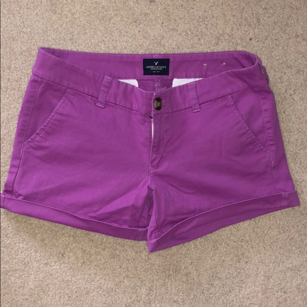 American Eagle Stretch Midi Shorts